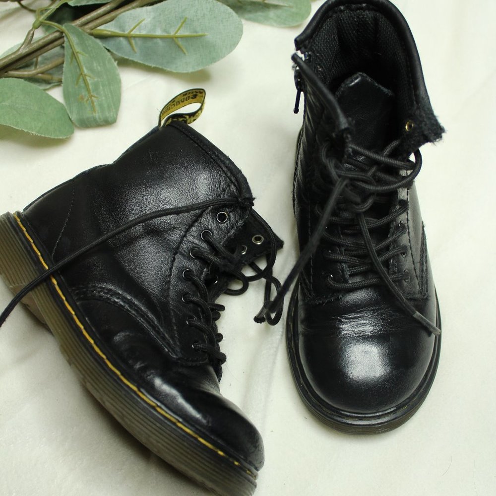 Dr. Martens Kids Black Brooklee Boot